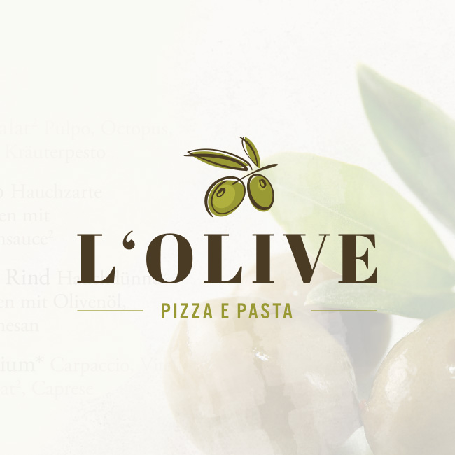 L'Olive Pizza e Pasta Restaurant Logo