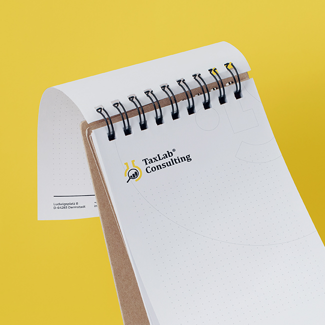 Taxlab Moderne Steuerberatung Brand Design
